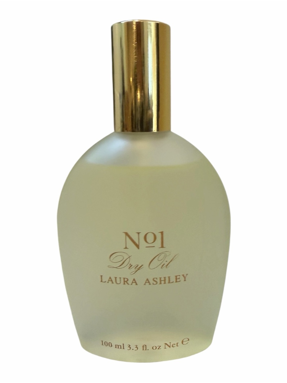 Laura Ashley No. 1 DRY OIL Cologne Spray Pre-Owned Partial 3.3 fl. oz. Rare